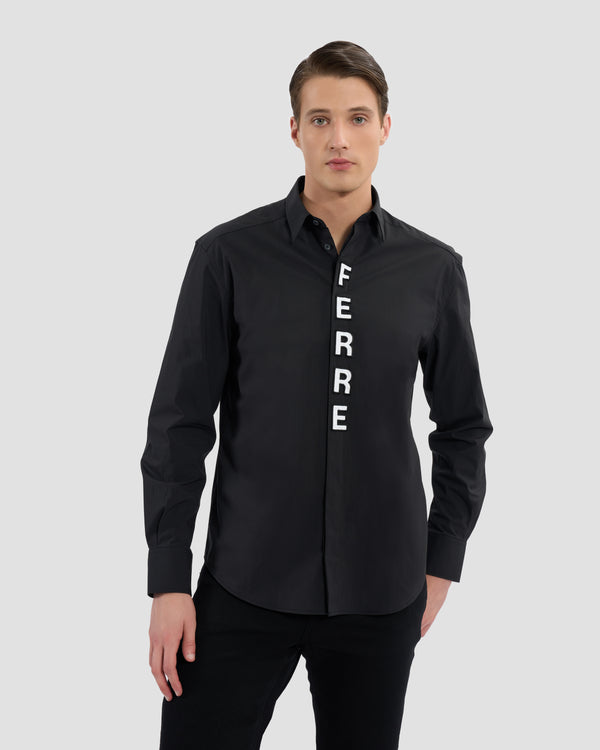 gianfranco ferre Ferré Patched Shirt Black