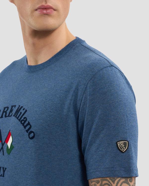 Gianfranco Ferre Flock Ferré Milano T-Shirt Navy