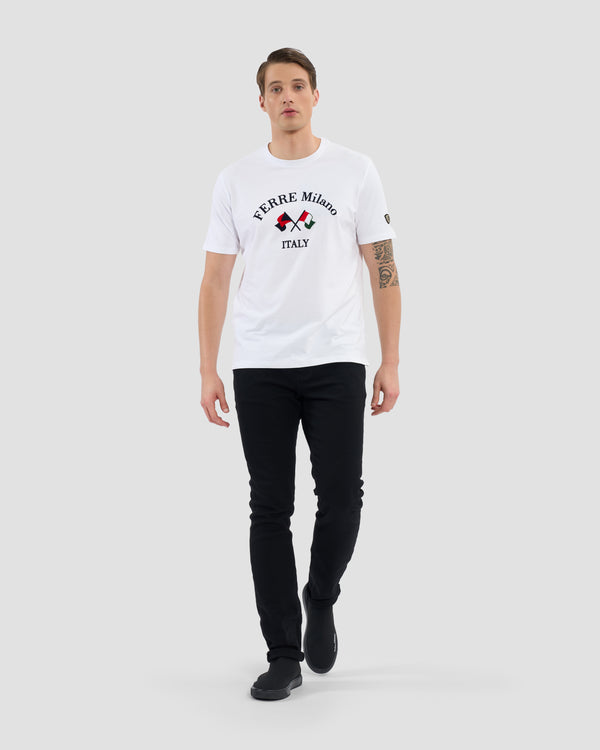 Gianfranco Ferre Flock Ferré Milano T-Shirt White
