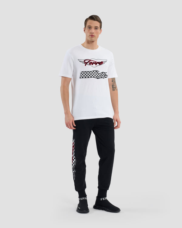 Gianfranco Ferre Flock Ferré Printed T-Shirt White