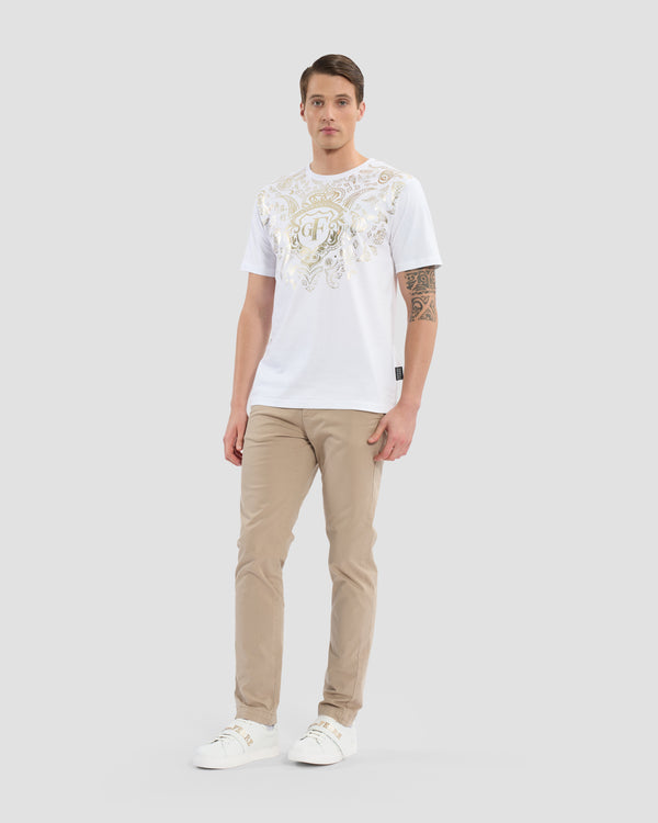 Gianfranco Ferre GF Imperial Print T-Shirt White