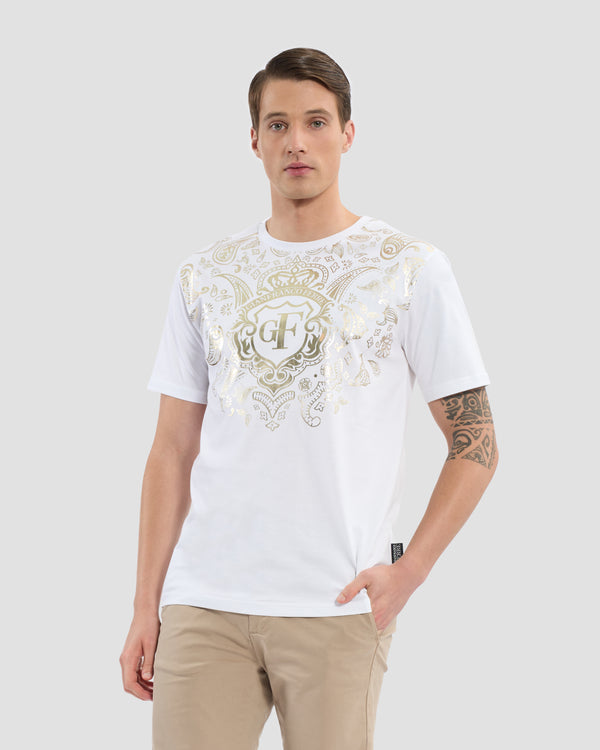 gianfranco ferre GF Imperial Print T-Shirt White