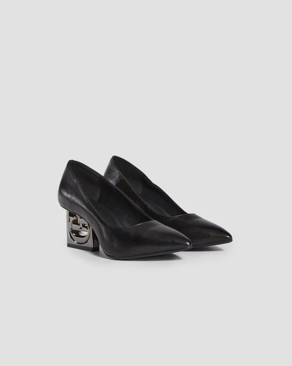 Gianfranco Ferre GF Metal Heel Pumps Black