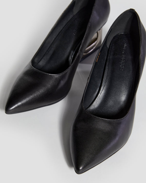 Gianfranco Ferre GF Metal Heel Pumps Black