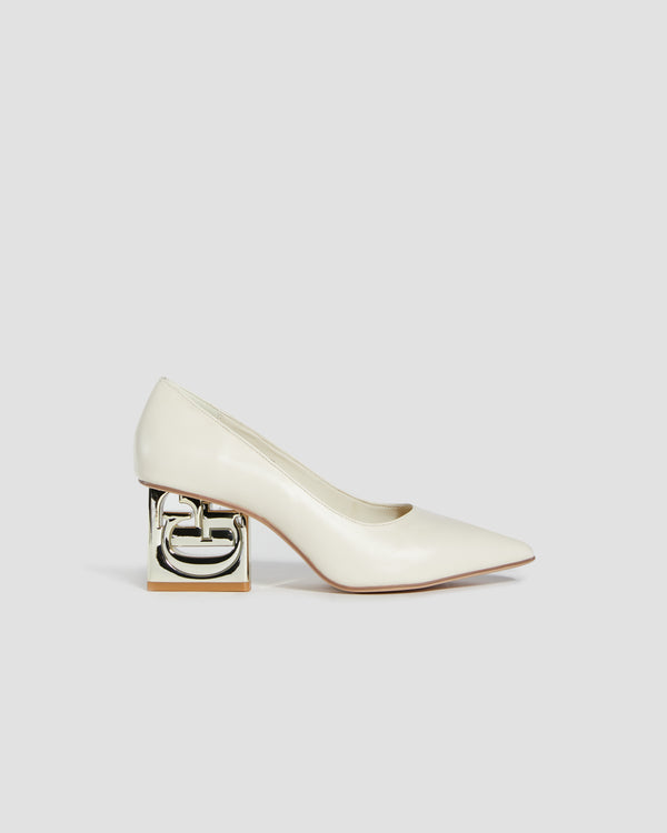 gianfranco ferre GF Metal Heel Pumps Off white
