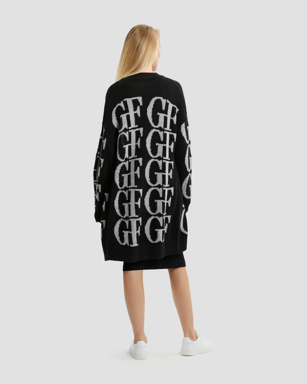 Gianfranco Ferre GF Monogram Cardigan Black