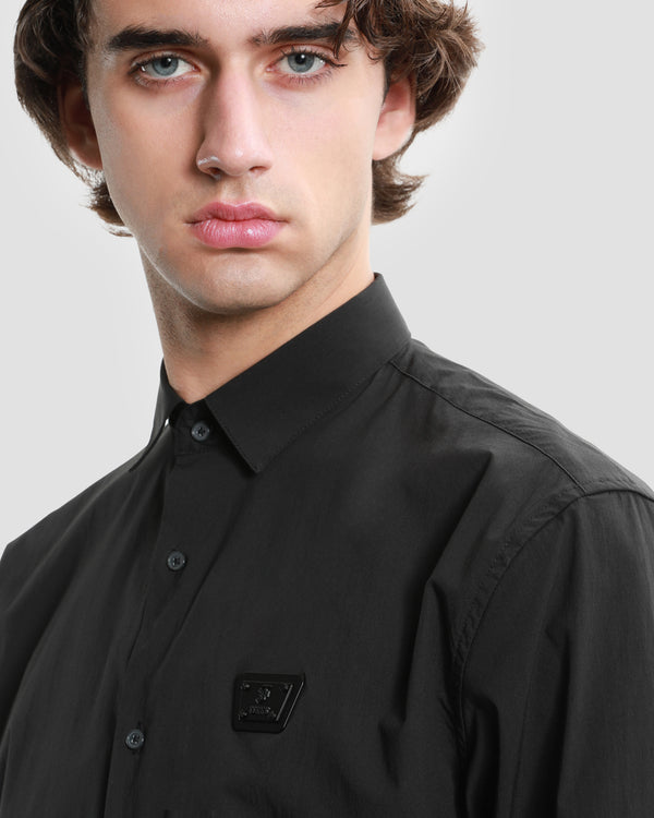 Gianfranco Ferre GF Printed Back Shirt Black