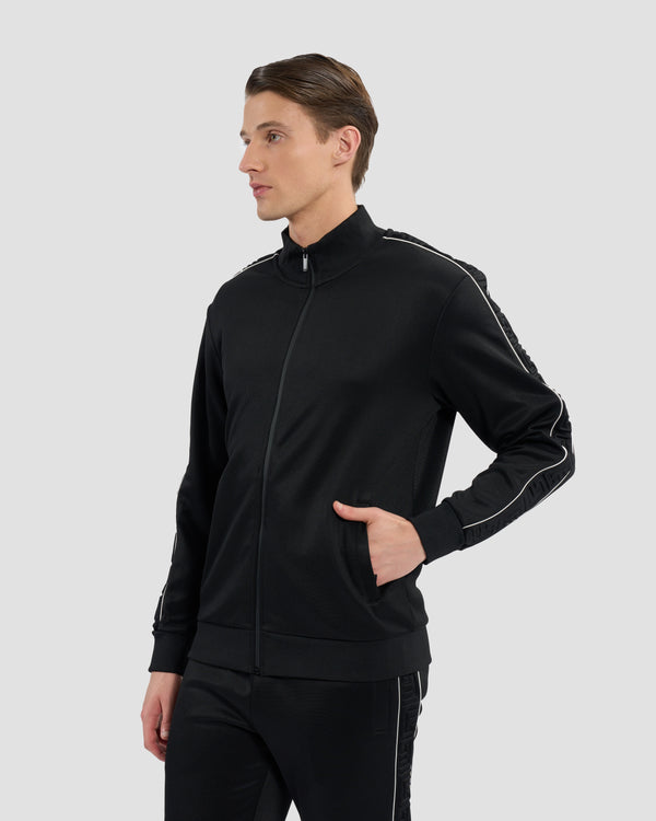 gianfranco ferre GFF Embossed Track Jacket Black