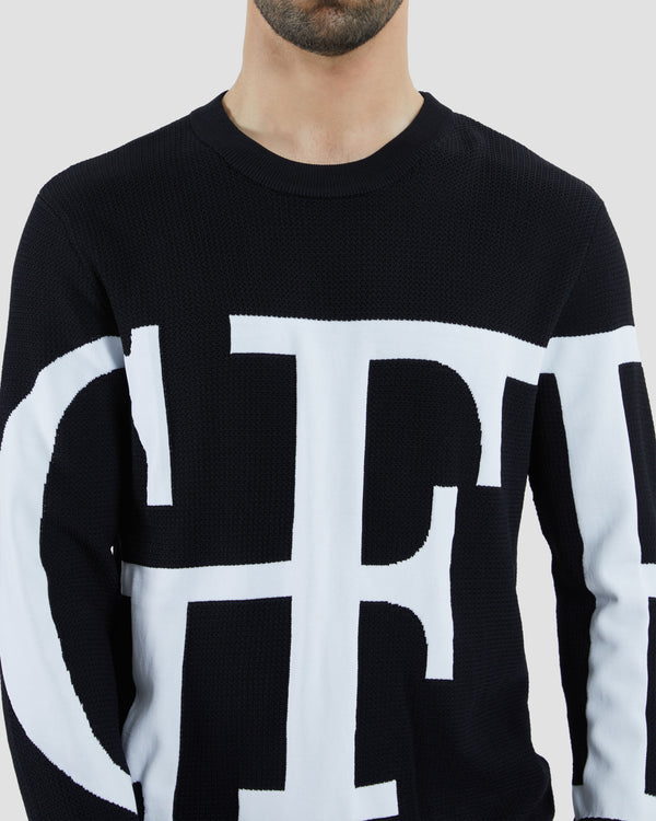Gianfranco Ferre GFF Monogram Sweater Black