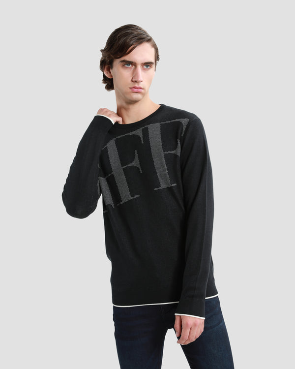 gianfranco ferre GFF Monogram Sweater Navy