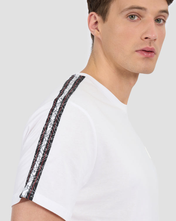 Gianfranco Ferre GFF Monogram Taped T-Shirt White
