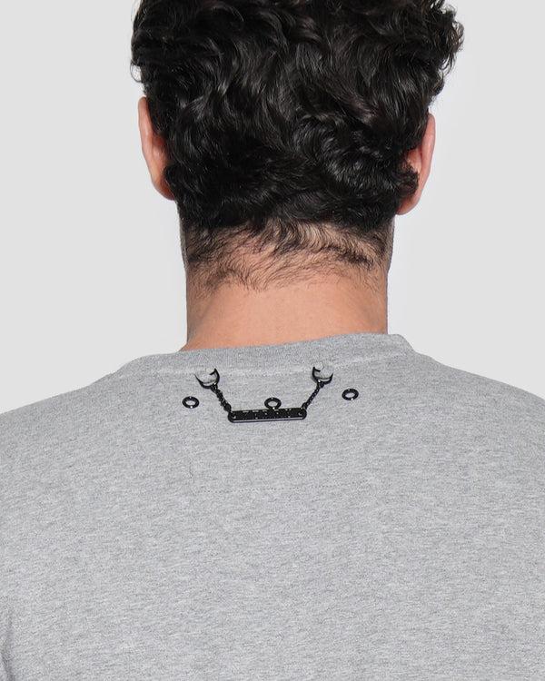 Gianfranco Ferre GFF Vinyl Sweatshirt Grey