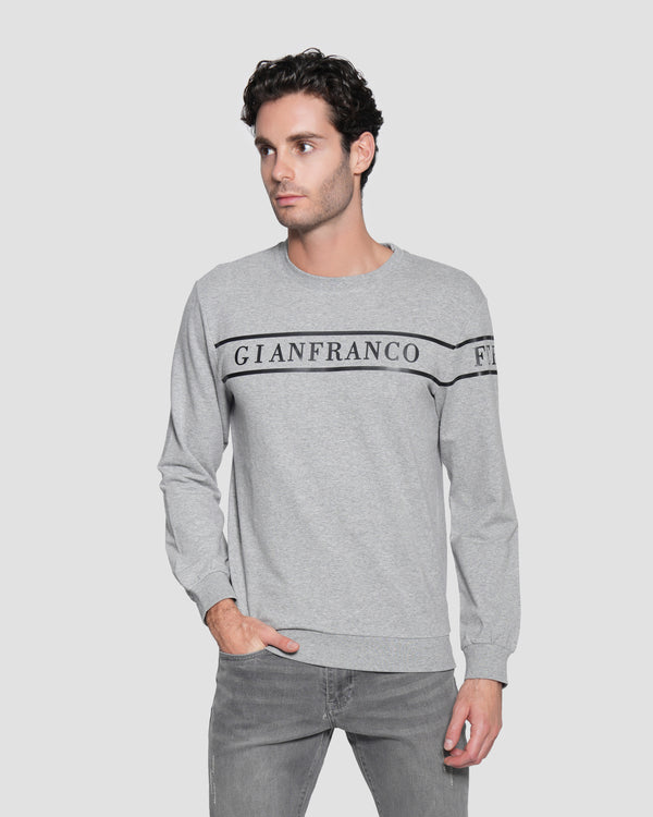 gianfranco ferre GFF Vinyl Sweatshirt Grey