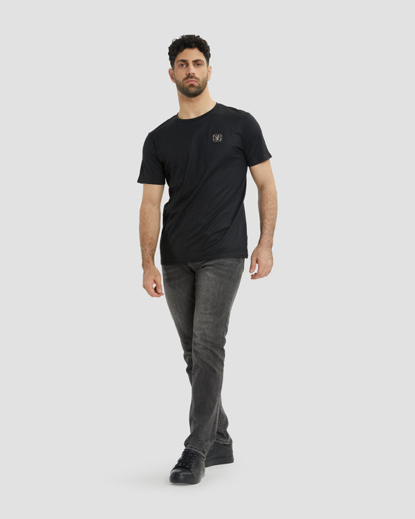 Gianfranco Ferre Gothic Brand Print T-Shirt Black