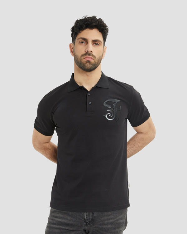 gianfranco ferre Gothic Ferré Polo Shirt Black