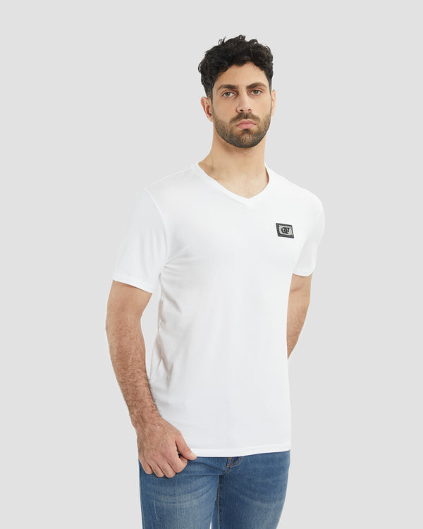gianfranco ferre Gothic Ferré V-Neck T-Shirt White
