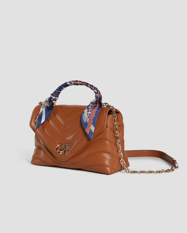 Gianfranco Ferre Grace Quilted Bag Camel
