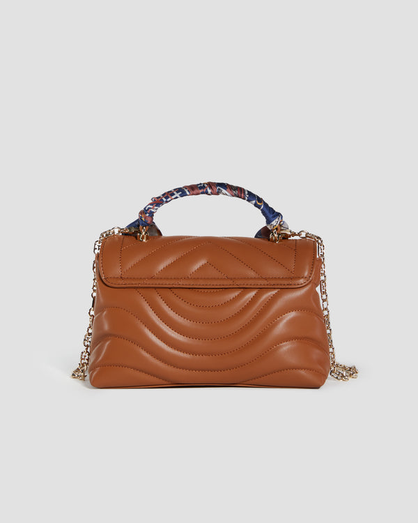 Gianfranco Ferre Grace Quilted Bag Camel