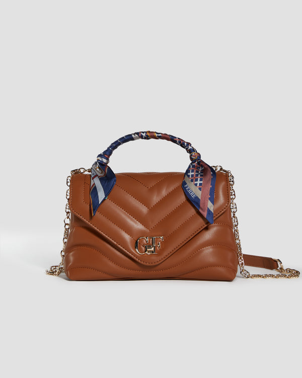 gianfranco ferre Grace Quilted Bag Camel