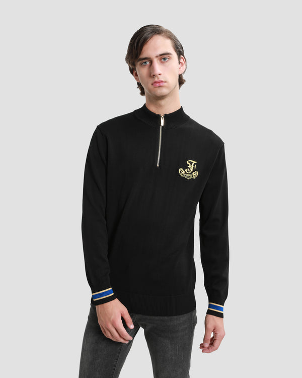 gianfranco ferre Half Zip Sweater Black