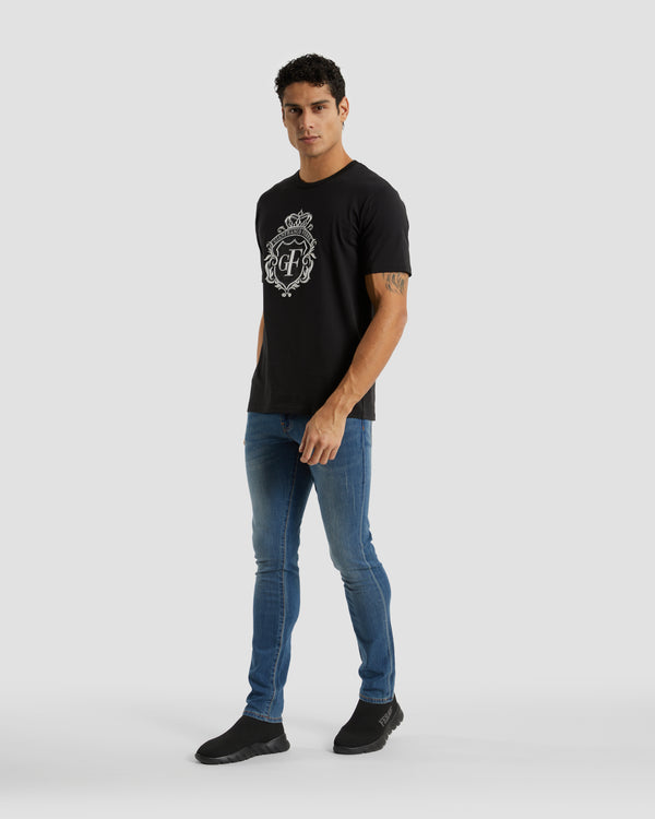 Gianfranco Ferre Imperial GF Patch T-Shirt Black