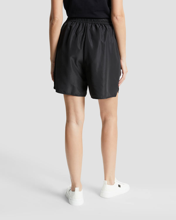 Gianfranco Ferre Jacquard Tape Track Shorts Black