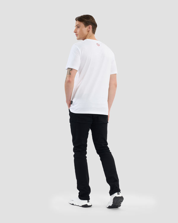 Gianfranco Ferre Lion Head Printed T-Shirt White