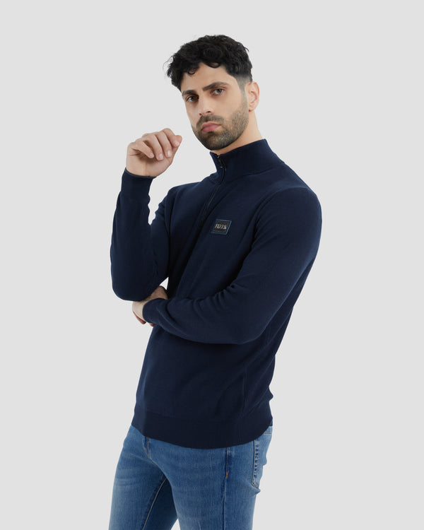 gianfranco ferre Logo Chest Sweater Navy
