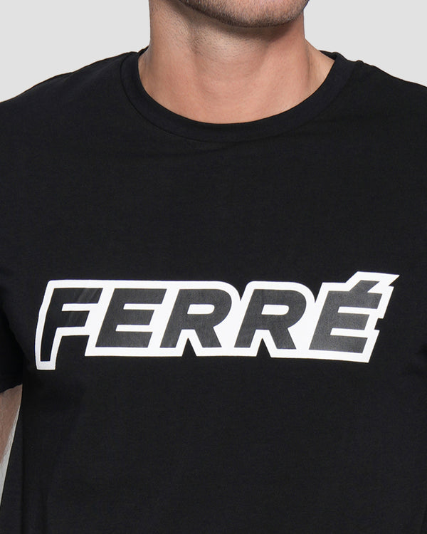 Gianfranco Ferre Logo Print T-Shirt Black