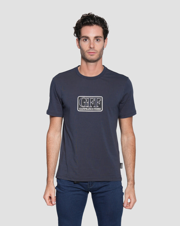 gianfranco ferre Logo Print T-Shirt Navy