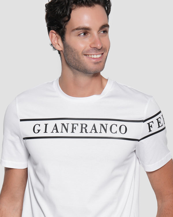 Gianfranco Ferre Logo Print T-shirt White