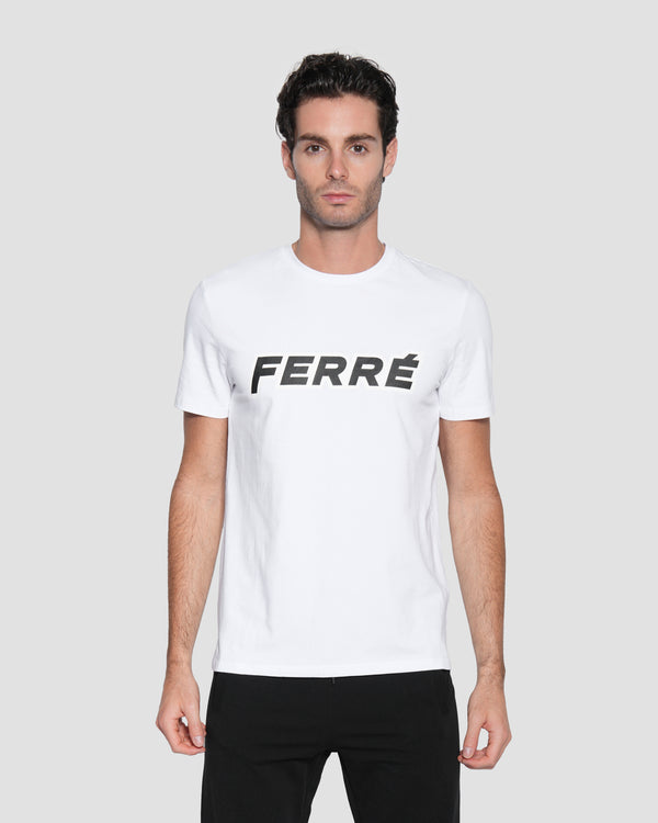 gianfranco ferre Logo Print T-Shirt White