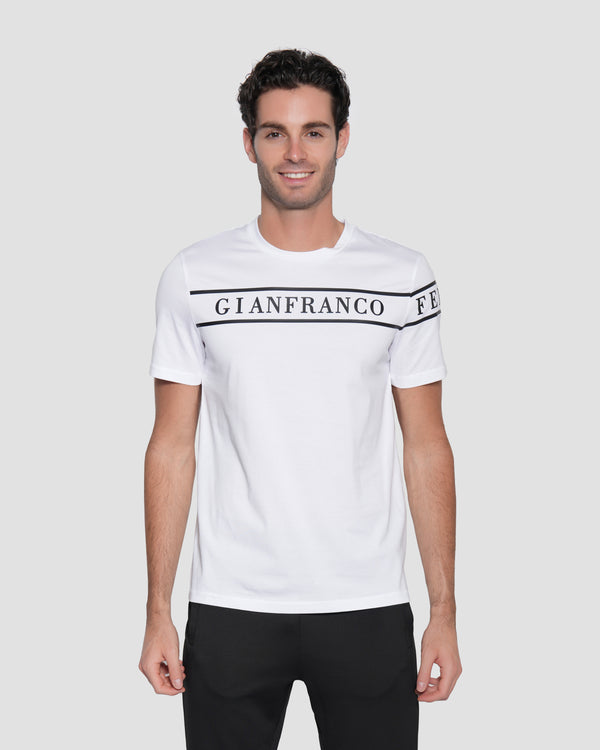 gianfranco ferre Logo Print T-shirt White