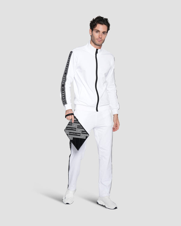 Gianfranco Ferre Logo Tape Jacket White