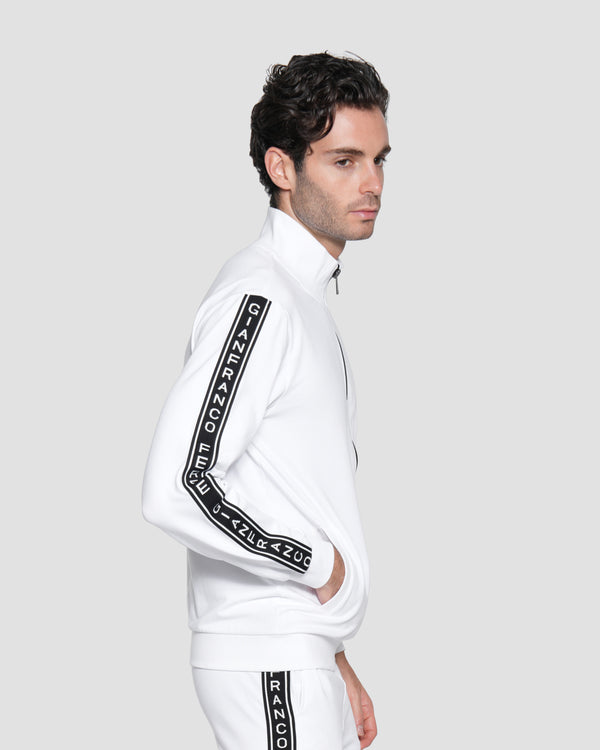 Gianfranco Ferre Logo Tape Jacket White