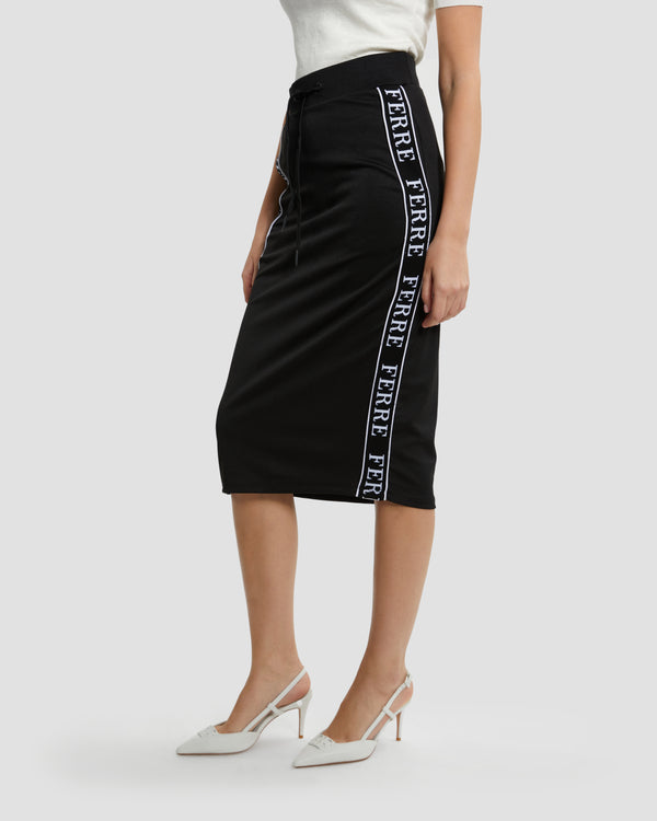 gianfranco ferre Logo Tape Skirt Black