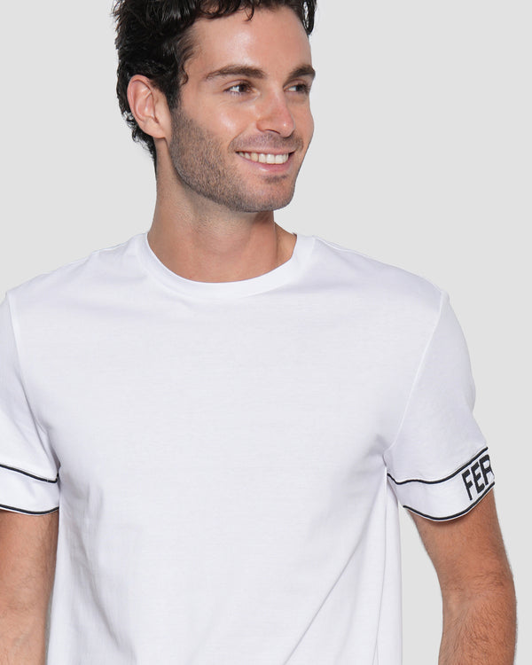 Gianfranco Ferre Logo Tape T-Shirt White