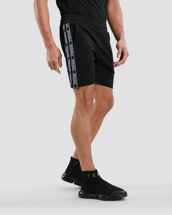 gianfranco ferre Logo Taper Track Shorts Black