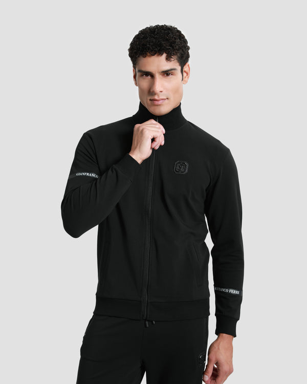 gianfranco ferre Logo Taper Tracksuit Jacket Black