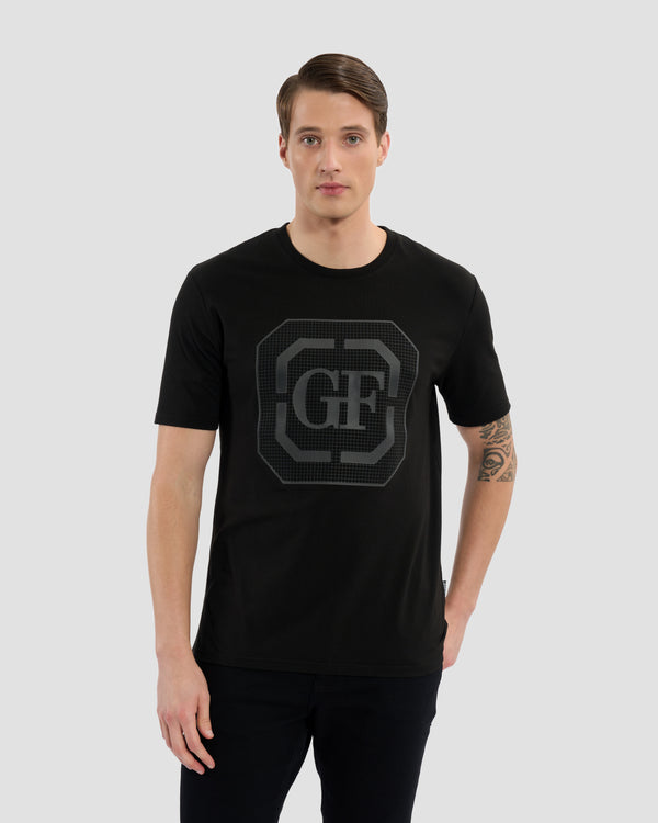 gianfranco ferre Matte Brand Print T-Shirt Black