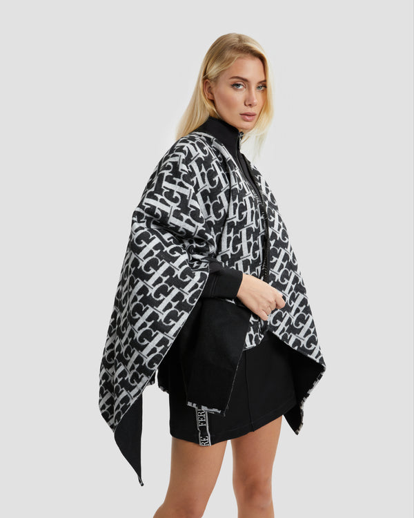 Gianfranco Ferre Monochrome GF Poncho Black