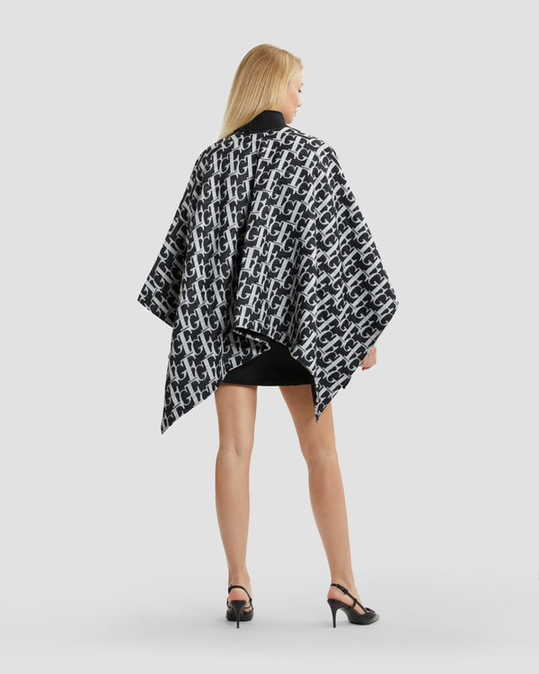 Gianfranco Ferre Monochrome GF Poncho Black