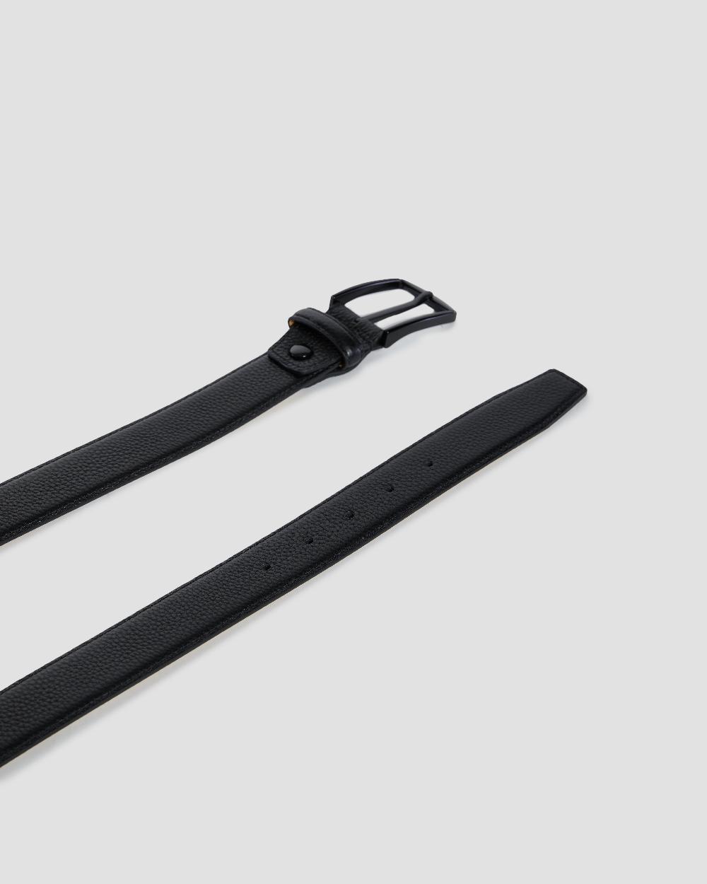 Gianfranco Ferre Monochrome Leather Belt Black