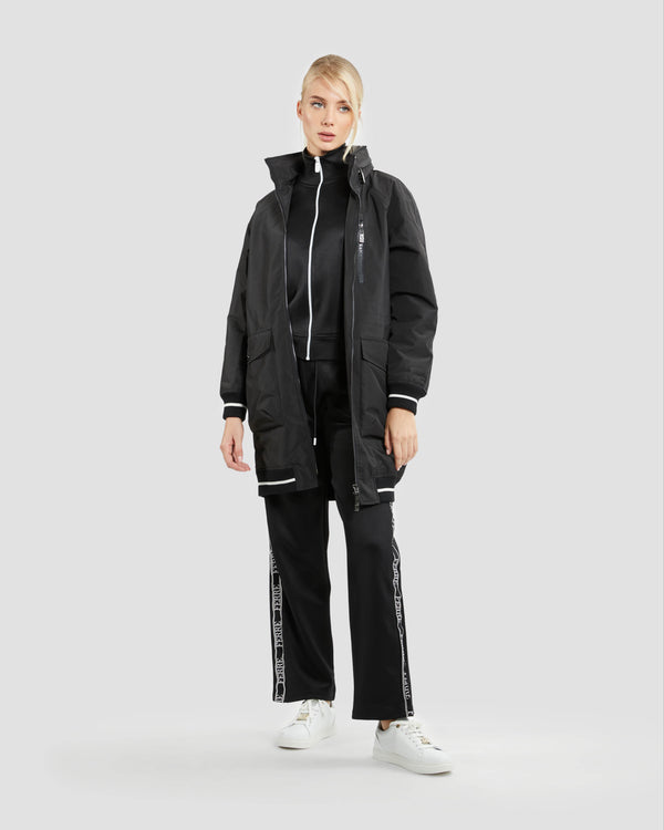 Gianfranco Ferre Monochrome Parka Black