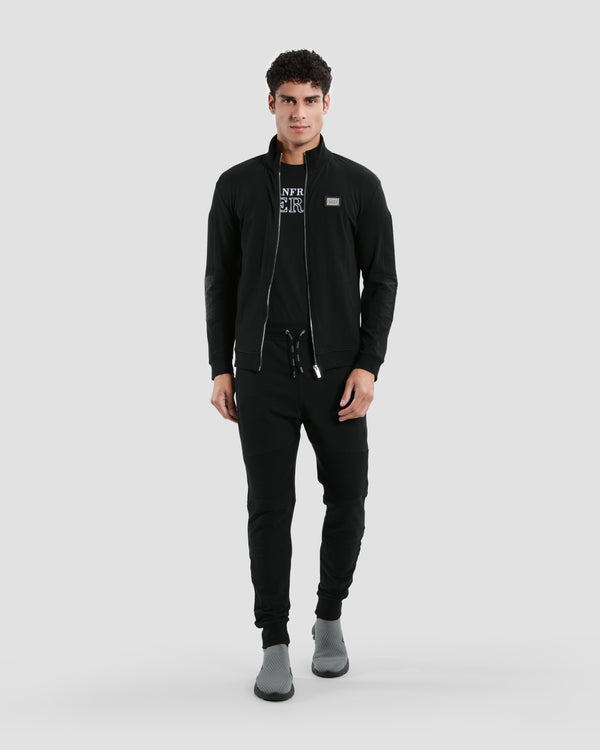 Gianfranco Ferre Monochrome Tracksuit Jacket Black