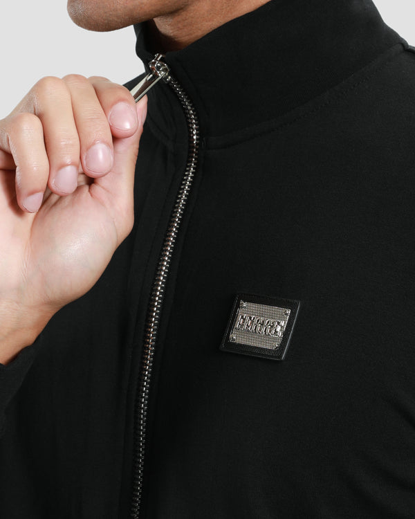 Gianfranco Ferre Monochrome Tracksuit Jacket Black