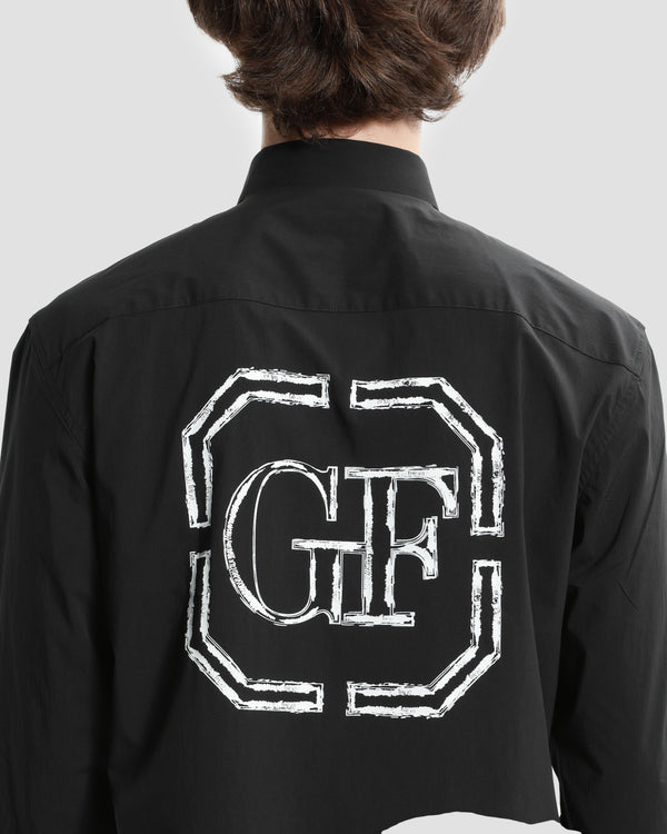 Gianfranco Ferre Monogram Printed Shirt Black