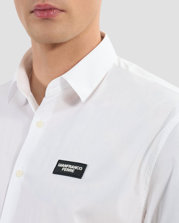 Gianfranco Ferre Monogram Printed Shirt White