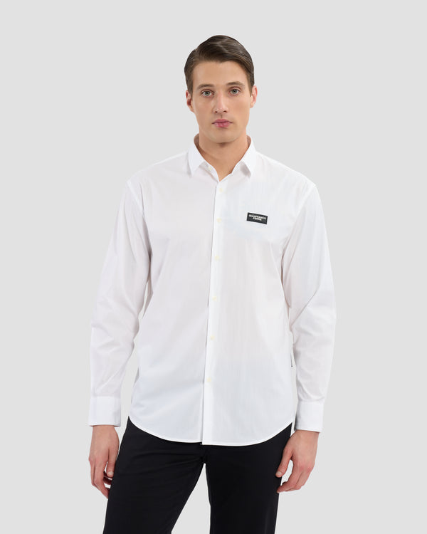 gianfranco ferre Monogram Printed Shirt White