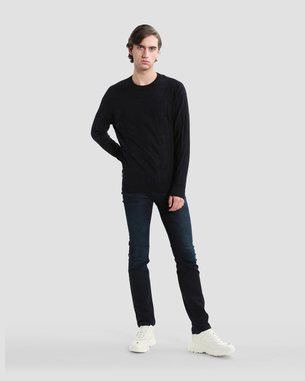 Gianfranco Ferre Monogram Sweater Navy